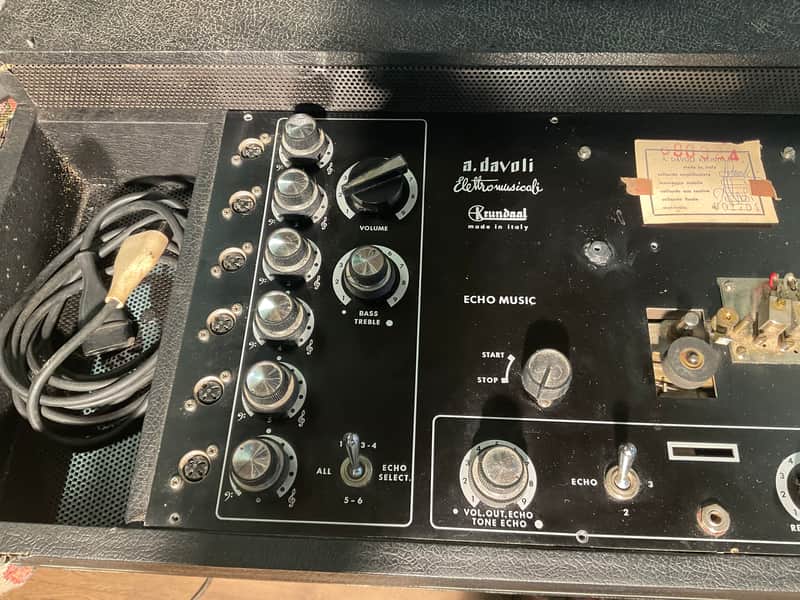 DAVOLI KRUNDAL MIXER ECHO TUBE VINTAGE image 1