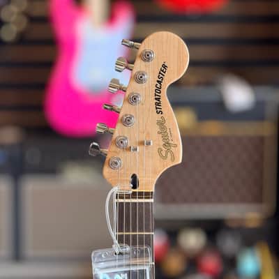 Squier by Fender Affinity Series Stratocaster Junior HSS Electric Guitar, Ice Blue Metallic image 3