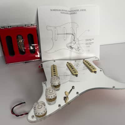 Loaded Fender Strat Pickguard w/ Original '57/'62 Pickups + RS Guitarworks Vintage Harness image 1