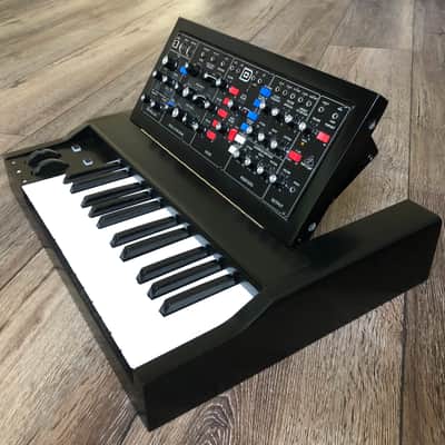 Custom 25 Note Keybed & Enclosure for Behringer Model D 2019 Black Stain image 6