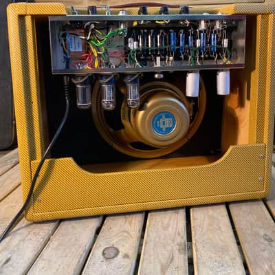 General Vintage Tone Tweed Deluxe amp Custom 16 hand wired 1957 NOS charged 5e3 Tweed image 8