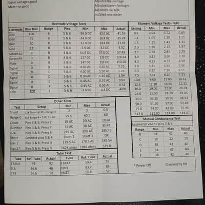 TV-7 D/U Military Tube Tester refurbished/calibrated May 2026 image 5