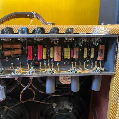 Fender Narrow Panel Tweed Bassman -  5F6 (1957) image 12