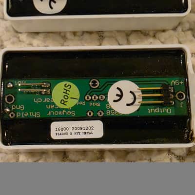 Heavy Metal Blackouts AHB-1N Seymour Duncan Active Pickups 25k Pots Harness White RARE Blackout image 8