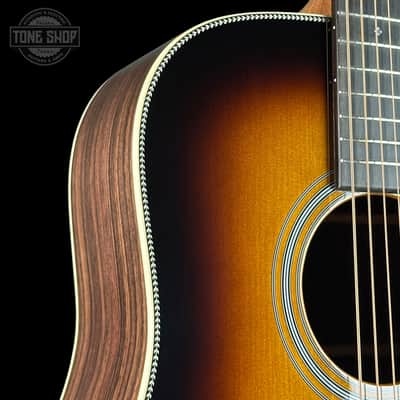 Martin Custom Shop Dread 28 Style 1935 Sunburst Adirondack / Wild Grain East Indian Rosewood w/case 2951516 image 4