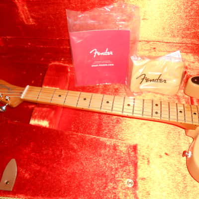 Fender Vintera Nocaster Telecaster 50's Butterscotch with upgrades and G&G tweed case image 5