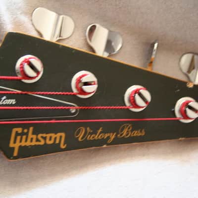 ENDS THIS FRIDAY ! Gibson Victory Artist Bass 80's Red A Great Player ! Gibson gig bag image 4