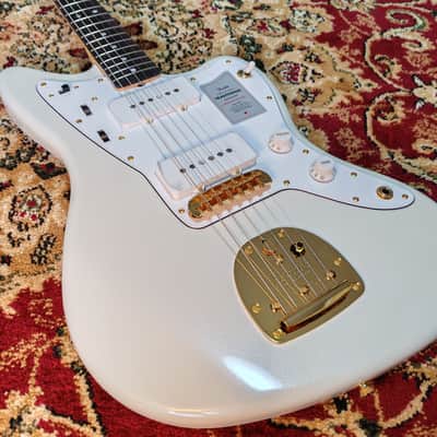 *NEW IN BOX* 2026 Fender Japan 60's Jazzmaster White Pearl Gold with Matching Headstock,  Limited Edition Traditional Collection, MIJ JD26 image 9