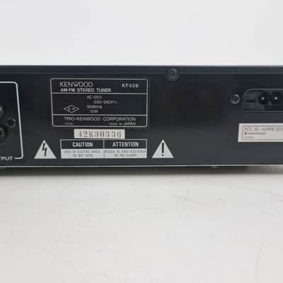 Kenwod KT-52B - Stereo Synthersizer Tuner -Mint condition image 10