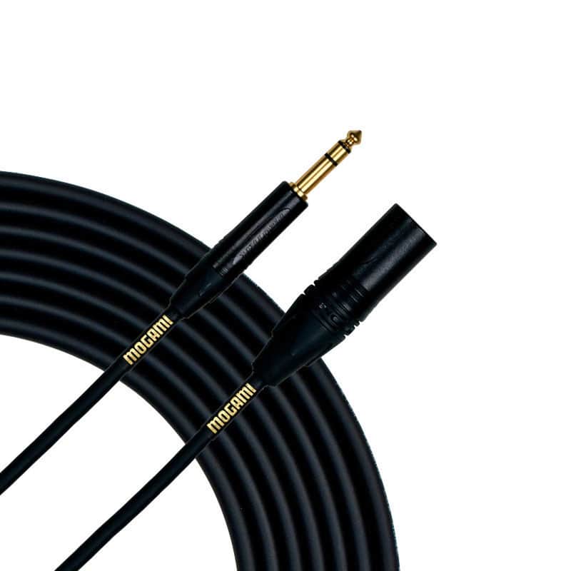 Mogami Gold-TRSXLRM-20 TRS to XLR Male - 20'