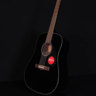 Fender CD-60 Dreadnought V3 with Case, Walnut FB, Black image 6