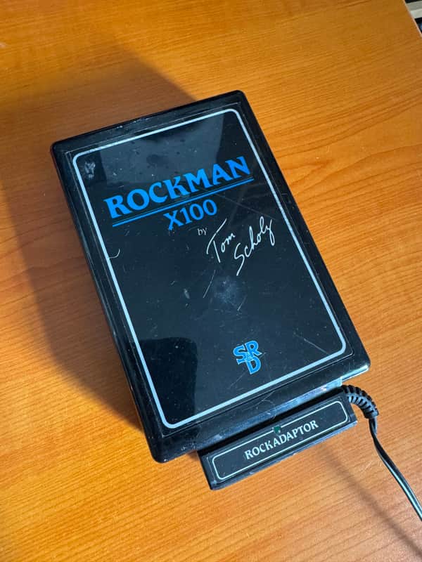 SR&D Rockman X100 Pocket Amplifier 1984 - 1994 - Blue image 1