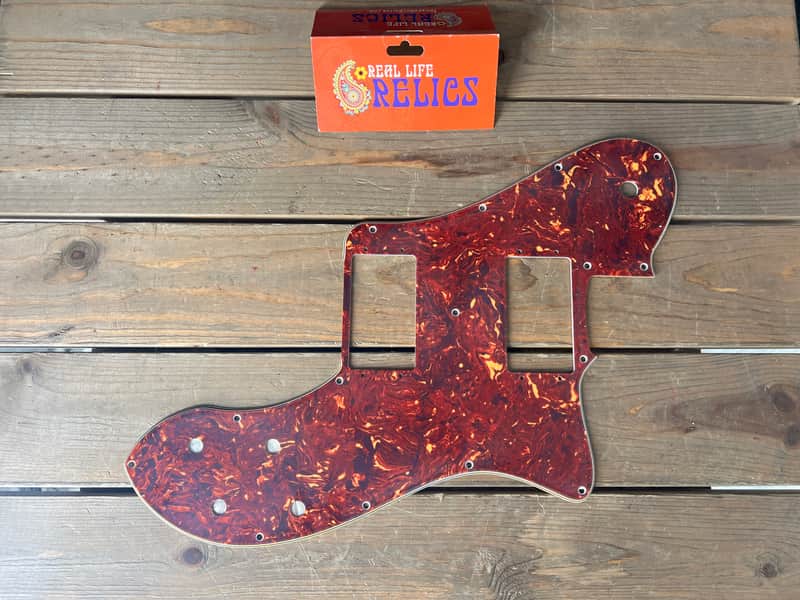 Real Life Relics Fender® Style Aged Red Toprtoise 72 Telecaster® Deluxe Pickguard 3 Ply    [PGC4] image 1