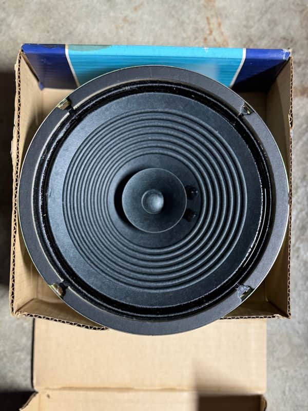 Vintage Realistic 8” Full Range Speaker – NOS in Original Box Packaging – Dual Cone, 8 Ohm 20 Watts image 1