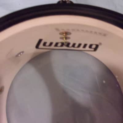 NEW Ludwig 10" x 6" Sparkle Silver Hanging Rack Tom Questlove Black Hardware New logo heads image 7