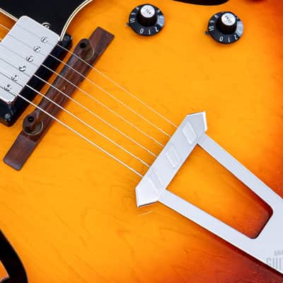 1970 Gibson ES-175 D Vintage Hollowbody Guitar Ice Tea Sunburst, Collector-Grade w/ Pat # T Tops, Case image 10
