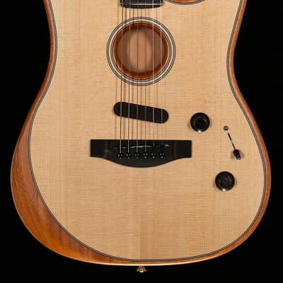 Fender American Acoustasonic Strat Natural Ebony Fingerboard (504) image 3