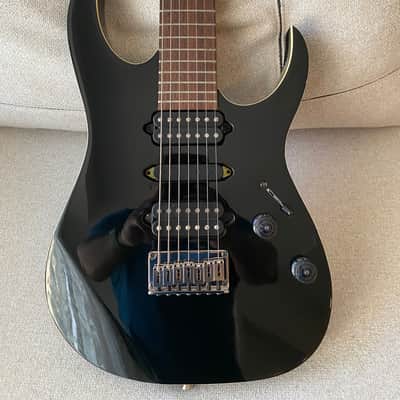 Ibanez RG7CSD2-BK J. Custom 2001 - Black image 1