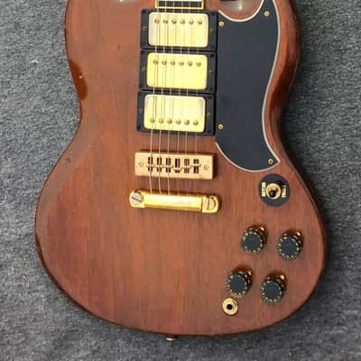Gibson SG Custom 1973 - Walnut Natural - 3 Pickups image 1