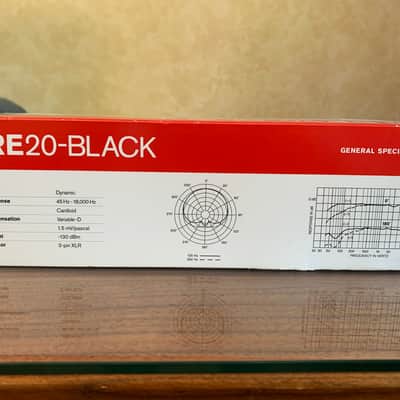 Electro-Voice RE20 Cardioid Dynamic Microphone - Black - MINT #1 image 4
