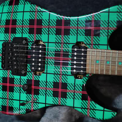 Yamaha RGZ820R Blues Saraceno 1993 Watermelon Plaid image 5