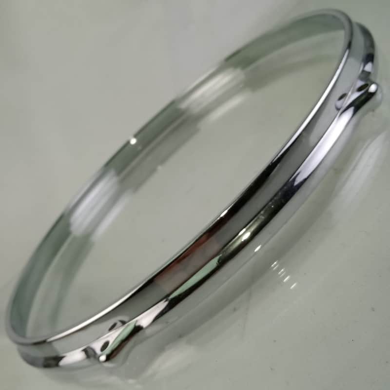 Premier 12" Die-Cast 6-Lug Tom Drum 60-70s Batter/Resonant Rim/Hoop Chrome UK image 1
