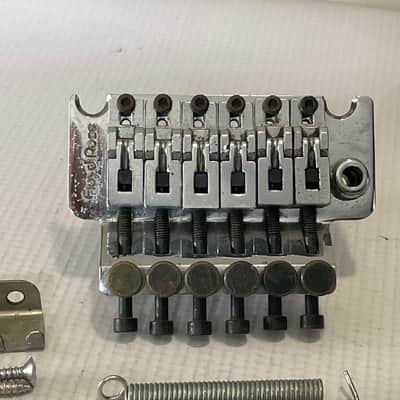 1980's Original German Made Chrome Floyd Rose Guitar Tremolo Bridge image 6