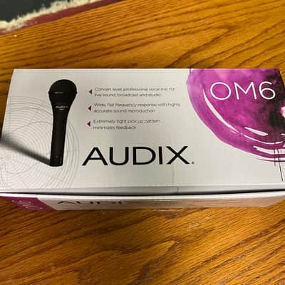 Audix OM6 Dynamic Vocal Microphone 2010s - Black image 2