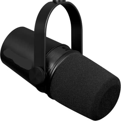 Dynamic Microphone – Voice-Isolating Cardioid Mic for Podcasting, Vocal Recording & Broadcasting, All-Metal, Black image 1