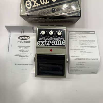 DOD Digitech GFX55 Supra Distortion Extreme Vintage Guitar Effect Pedal + Box image 1