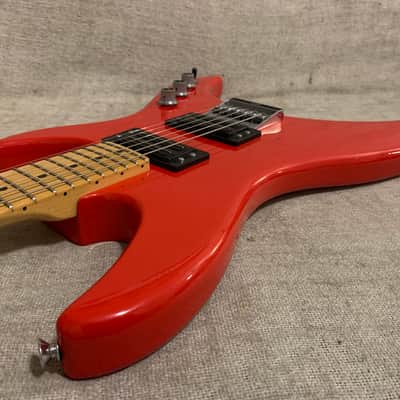 1983 USA Peavey Mystic Hardtail Electric Guitar Original Blade Pickups Bizarre Pointy image 9