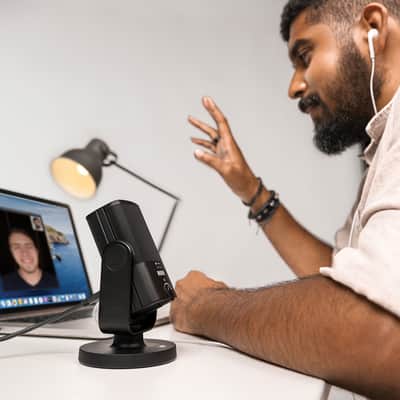 Rode NT-USB-MINI USB Microphone with Detachable Magnetic Stand, Built-In Pop Filter and Headphone Amplifier image 12
