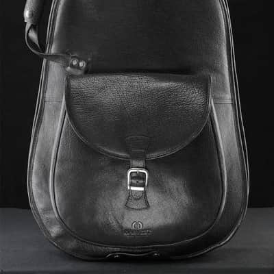 Harvest Fine Leather Black Buffalo Nappa Electric Bass Guitar Gig Bag image 20