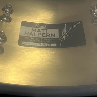 Pearl Matt Halpern Signature Snare Drum 14"x7" image 7