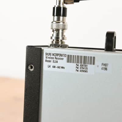 Shure SLX4 Wireless Receiver - L4 Band: 638-662 MHz (NO POWER SUPPLY) CG013EF image 8