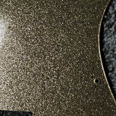 Custom Precision Bass Pickguard - Gold Sparkle image 2