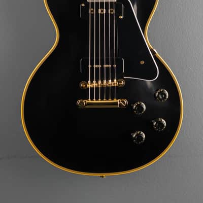 Gibson Custom Shop 1954 Les Paul Custom Staple Pickup Reissue - VOS Ebony image 2