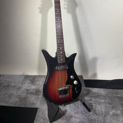 Teisco E-110 Electric Guitar - 1960s - Sunburst - In-House Adjusted image 1