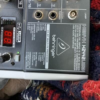 Behringer Xenyx X2442USB 24-Input Mixer with USB and Effects 2010 - Present - Standard image 2