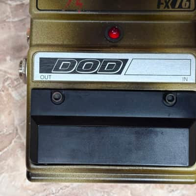 DOD Punkifier FX76 [NOS - New Old Stock, Complete with Box, Manual, Stickers etc] 1995 - 1997 Yellow & Black Matte Airbrush Finish image 9