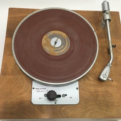 Rek O Kut Rondine Jr L 34 BUNDLE with Audax KT12 Transcription Tonearm 1950's image 14