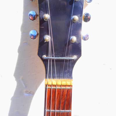 Teisco  Archtop Semi Hollow Body Guitar, 1960's, Sunburst, 3 PU's, Very Fancy image 3