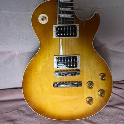 Gibson Slash "Jessica" Les Paul Standard 2024 - Honey Burst With Red Back image 2