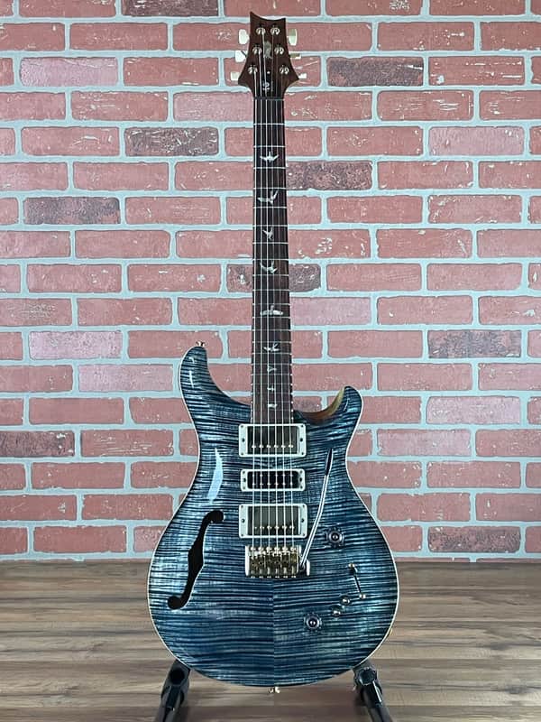 PRS 40th Anniversary Special Semi-hollow 22 Limited Edition Electric Guitar - Faded Blue Whale (Natural Back) image 1