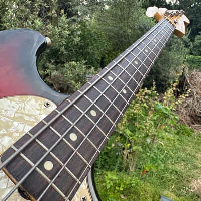1973 Fender Mustang Bass - Sunburst - Clean Amazing Player - HSC image 13