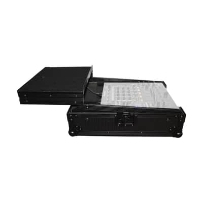 Pro-X XS-M12LTBL Black FInish 12" Universal Mixer Case W/ Laptop Glide Shelf image 12