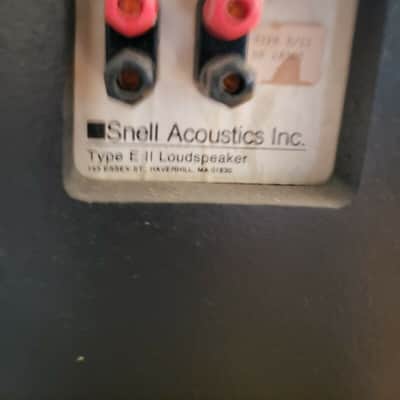 Snell Acoustics Type E ii - Vintage Loudspeakers - Pair - Front/Rear Tweeters - Awesome ! image 3