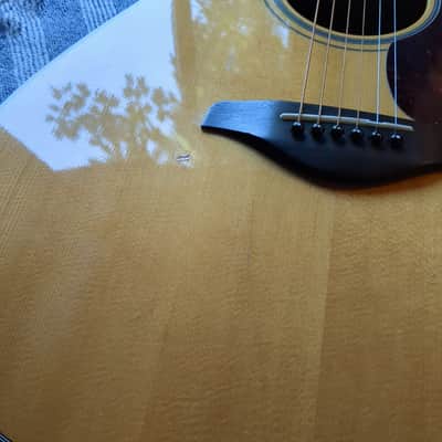 Yamaha FG700S Folk Acoustic Guitar 2010s - Natural image 8