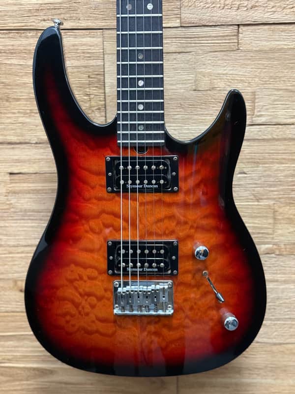 Brian Moore i8 i2000 Series Hardtail Electric Guitar 2000's - Vintage Sunburst 6lbs 7oz w/hard case image 1