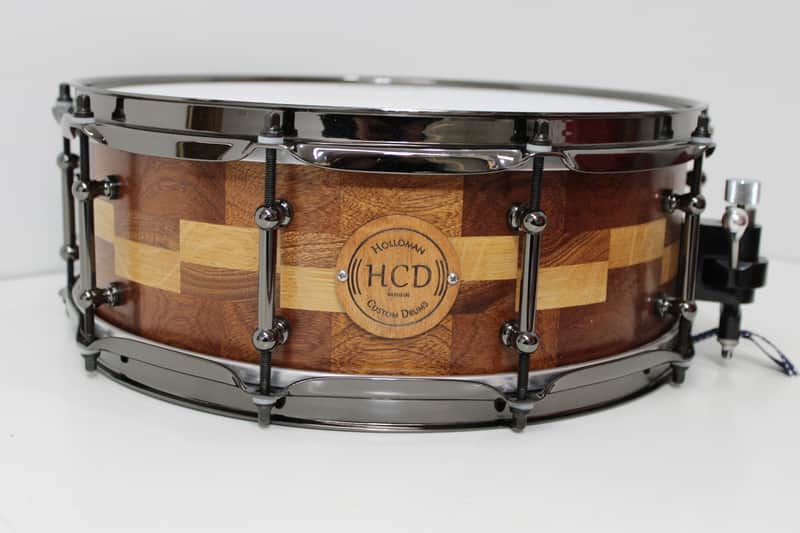 Holloman Custom Drums 5x14" Mahogany/Oak - Hand rubbed urethane over danish oil image 1